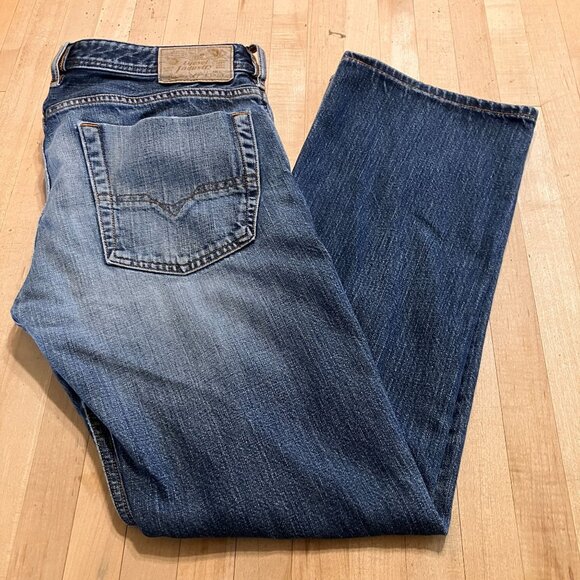 Diesel Men Y2K 2007 Zatiny Oruss Wash 09n53 Bootcut Jeans Size 32x32 Blue AN EXC - Picture 11 of 12